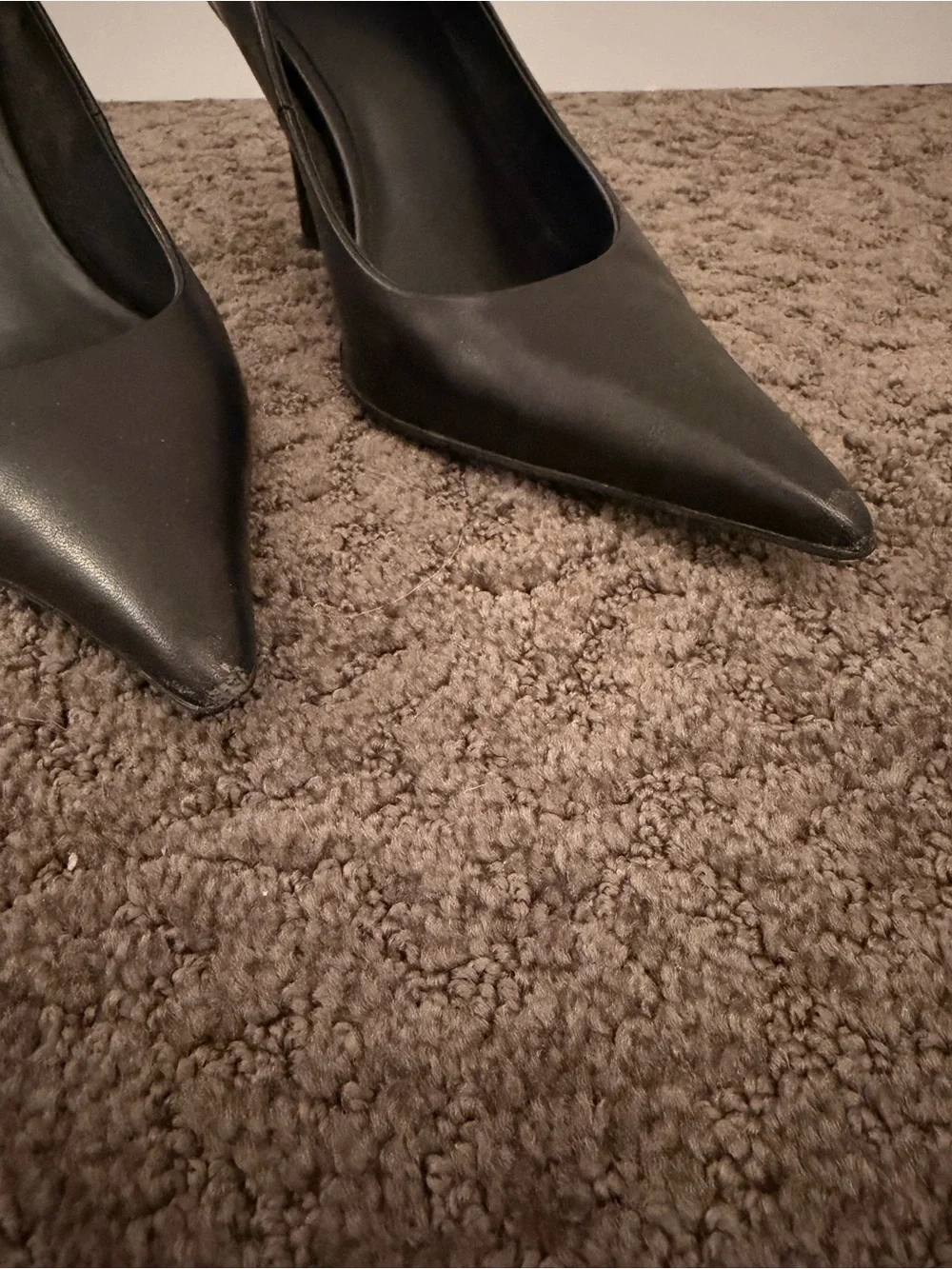 JEFFREY CAMPBELL Classic Black Pointed-Toe Stiletto Pumps - Picture 3 of 6